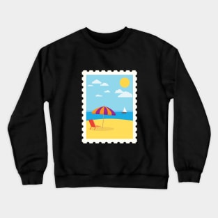 Beach Stamp Crewneck Sweatshirt